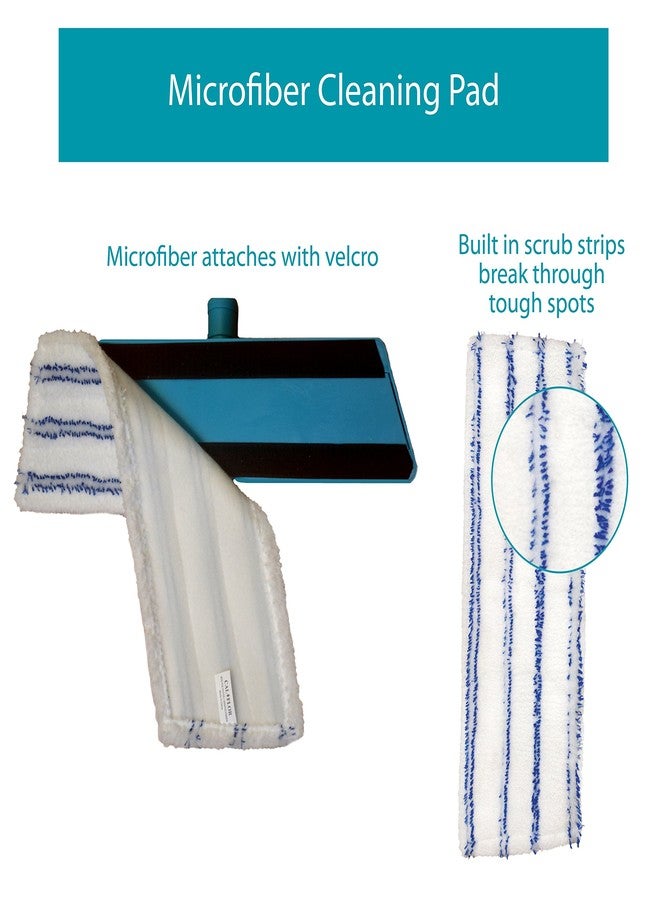 CalFlor MK27121 Microfiber Deep Clean Pad with Scrub Strips – Single Reusable Pad for Fern 48″ Mop Kits - Image 2